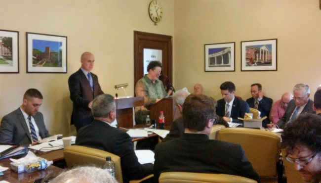 brenda arthur testifies feb 22 2017 WVA House of Delegates homeland security committee