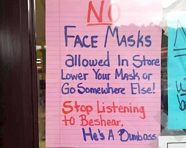 no-face-masks-store-beshear-dumbass